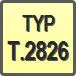 Piktogram - Typ: T.2826